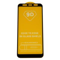 Защитное стекло для Samsung SM-J810F (Galaxy J8 2018) (2.5D/полная наклейка) <черный> ― Nsk.OnlineBazar.su