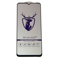 Защитное стекло для Tecno Pop 7 (BF6) (2.5D/закаленное, полная наклейка) <черный> в блистере ― Nsk.OnlineBazar.su