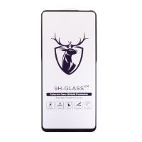 Защитное стекло для Tecno Pova 7 5G (LJ7) (2.5D/закаленное, полная наклейка) <черный> в блистере ― Nsk.OnlineBazar.su