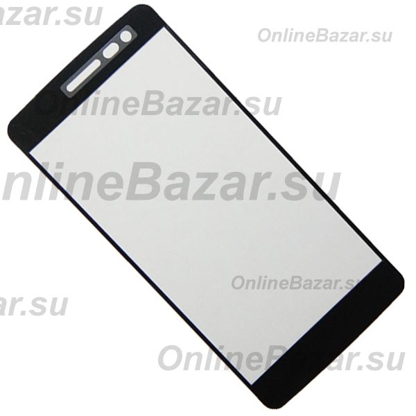 Защитное стекло для LG X230 (K7 2017) (2,5D/наклейка по периметру) <черный> ― Nsk.OnlineBazar.su