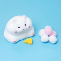 Игрушка антистресс Таба Сквиш Хомяк <белый> ― Nsk.OnlineBazar.su