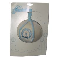 Игрушка мягкая мячик погремушка Лев Baby Cuddles серия Малыш <голубой> ― Nsk.OnlineBazar.su