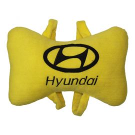 Игрушка мягкая подушка автомобильная Hyunday <желтый>