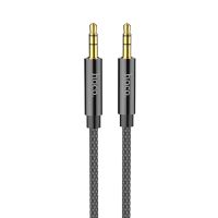 Кабель AUX 3.5 mm - 3.5 mm Hoco UPA19 (1 м) <черный> ― Nsk.OnlineBazar.su