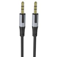 Кабель AUX 3.5 mm - 3.5 mm Borofone BL19 (1 м) <черный> ― Nsk.OnlineBazar.su