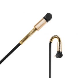 Кабель AUX 3.5 mm - 3.5 mm Hoco UPA02 (1 м) <черный>