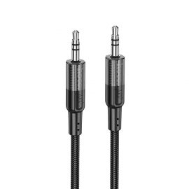 Кабель AUX 3.5 mm - 3.5 mm Hoco UPA27 (1,2 м) <черный>