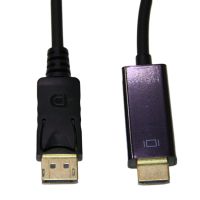 Кабель DisplayPort - HDMI (DP 1.2/HDMI 2.0/1.8 м/однонаправленный) <черный> ― Nsk.OnlineBazar.su