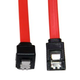 Кабель SATA - SATA Atcom (угловой/силикон/0.5 метра) <красный>