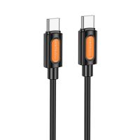 Кабель USB-C Type-C Borofone BX114 (3A/PD/60W/1 метр) <черный> ― Nsk.OnlineBazar.su