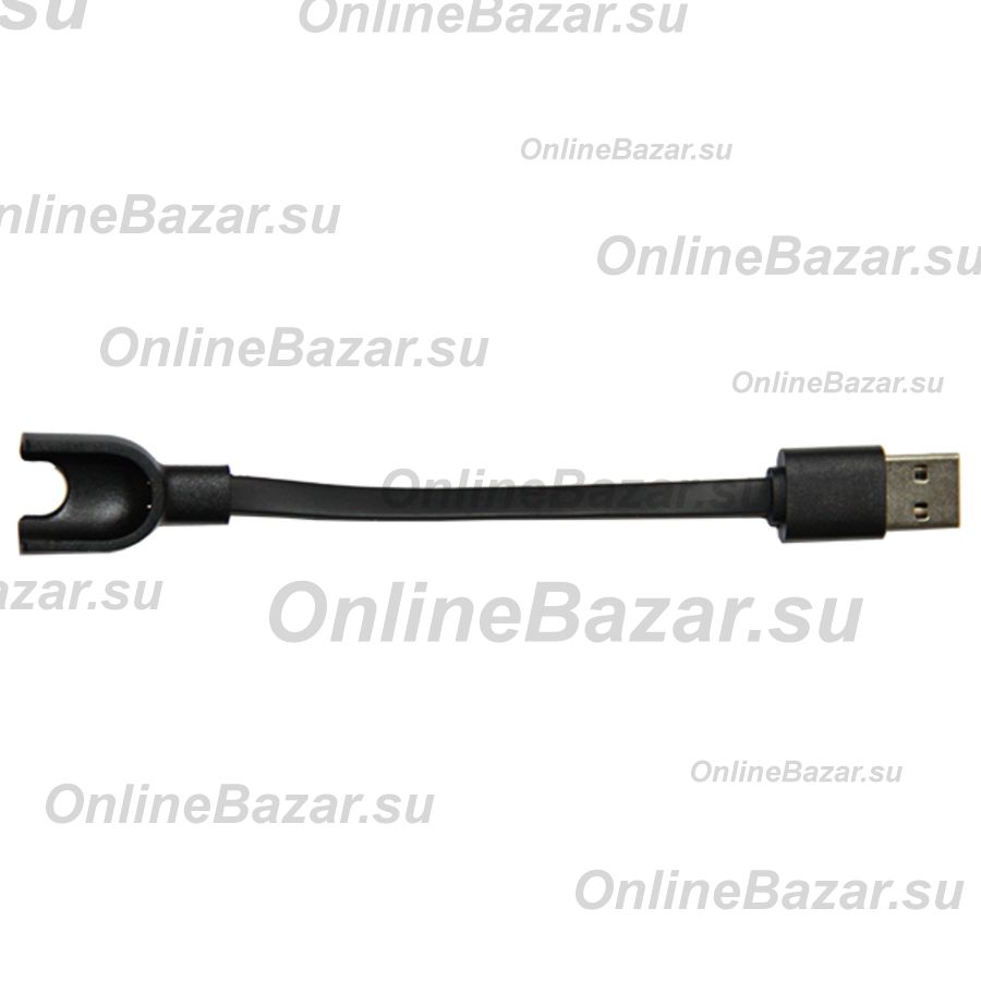 Кабель USB для зарядки фитнес браслета Xiaomi Mi Band 2 (XMCDQ01HM) <черный> ― Nsk.OnlineBazar.su