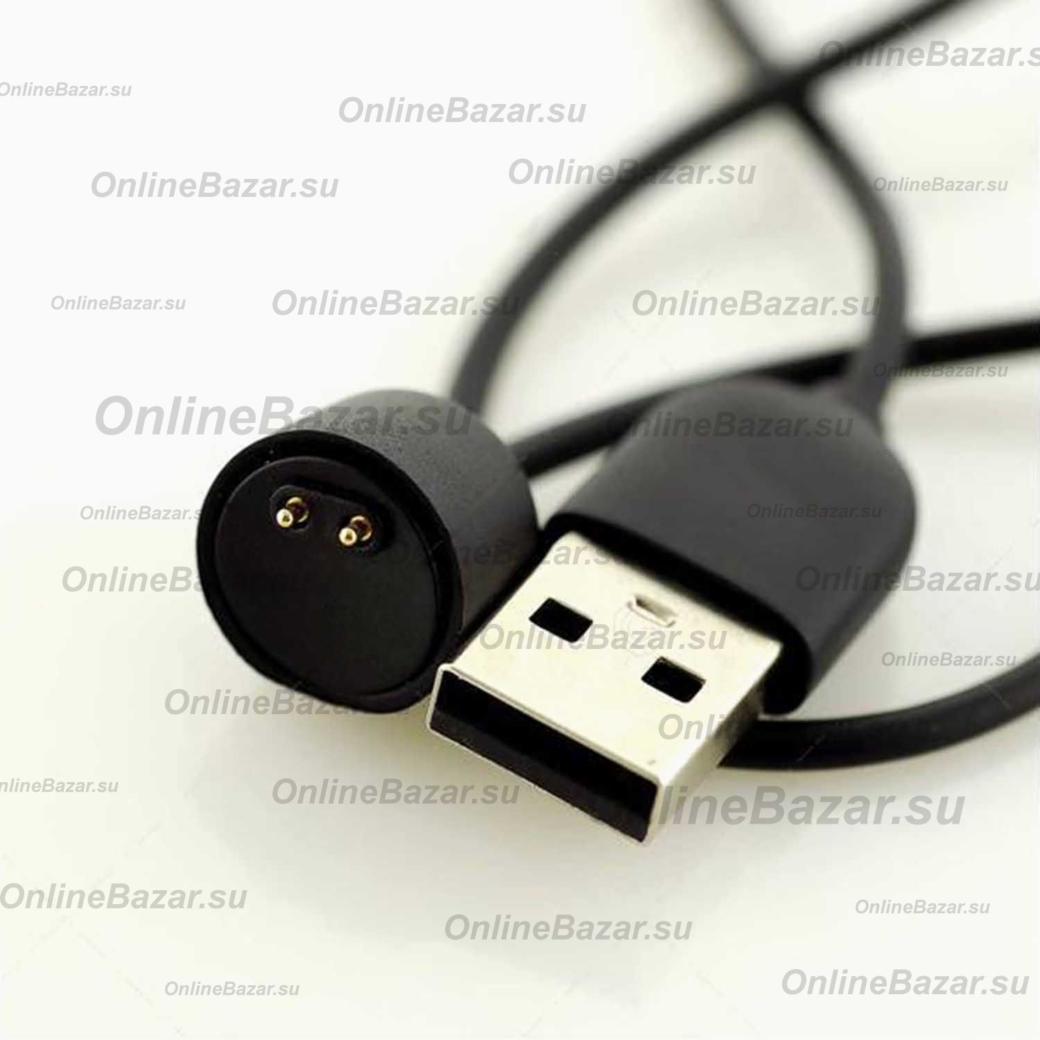 Кабель USB для зарядки фитнес браслета Xiaomi Mi Band 5 (XMSH10HM) <черный> ― Nsk.OnlineBazar.su