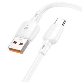 Кабель USB Type-C Borofone BX93 (5A/PD/100W/1 метр) <белый>