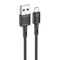 Кабель USB MicroUSB Hoco X83 (2.4А/1 метр) <черный> ― Nsk.OnlineBazar.su