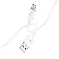 Кабель USB MicroUSB Hoco X87 (2.4А/1 метр) <белый> ― Nsk.OnlineBazar.su