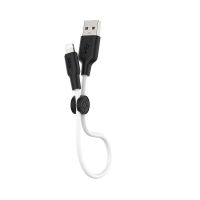 Кабель USB Apple iPhone Lightning Hoco X21 Plus (0,25 метра) <белый> ― Nsk.OnlineBazar.su