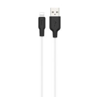 Кабель USB Apple iPhone Lightning Hoco X21 Plus (1 метр) <белый> ― Nsk.OnlineBazar.su