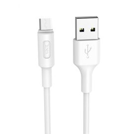 Кабель USB MicroUSB Hoco X25 <белый>