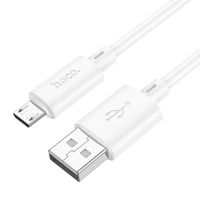 Кабель USB MicroUSB Hoco X88 <белый> ― Nsk.OnlineBazar.su