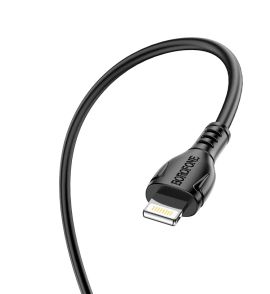 Кабель USB-C Apple iPhone Lightning Borofone BX51 (PD) <черный>