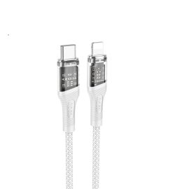 Кабель USB-C Apple iPhone Lightning Hoco U111 <серый>