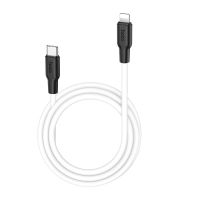 Кабель USB-C Apple iPhone Lightning Hoco X21 Plus (1 м) <белый> ― Nsk.OnlineBazar.su