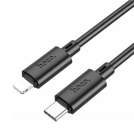 Кабель USB-C Apple iPhone Lightning Hoco X88 <черный>