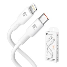 Кабель USB-C Lightning BC X81 Soft (PD) <белый>