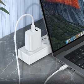 Кабель USB-C Type-C Hoco X115 (5A/240W/1 метр) <белый>
