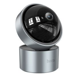 Камера видеонаблюдения Hoco D5 (Bluetooth/Wi-Fi/Full HD 2304×1296) <серый>