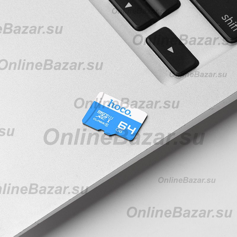 Карта памяти MicroSD 64 Gb CL10 Hoco TF ― Nsk.OnlineBazar.su
