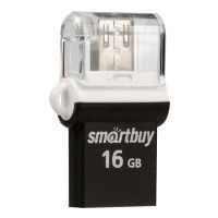 Карта памяти USB 16 Gb Smart Buy OTG Poko <черный> ― Nsk.OnlineBazar.su
