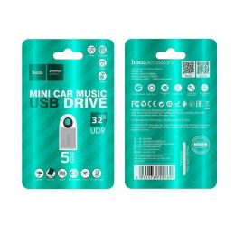 Карта памяти USB 32 Gb Hoco UD9 Insightful <серебристый>