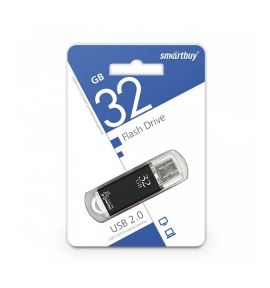 Карта памяти USB 32 Gb Smart Buy V-Cut <черный>