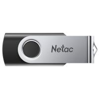 Карта памяти USB 64 Gb Netac U505 <черно-серебристый> ― Nsk.OnlineBazar.su