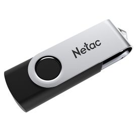 Карта памяти USB 64 Gb Netac U505 <черно-серебристый>