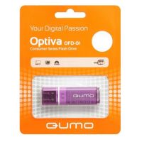 Карта памяти USB 64 Gb Qumo Optiva OFD-01 в блистере <фиолетовый> ― Nsk.OnlineBazar.su