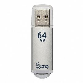 Карта памяти USB 64 Gb Smart Buy V-Cut в блистере <серебристый>