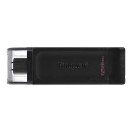 Карта памяти USB-С 3.2 128 Gb Kingston DataTraveler 70 в блистере <черный>