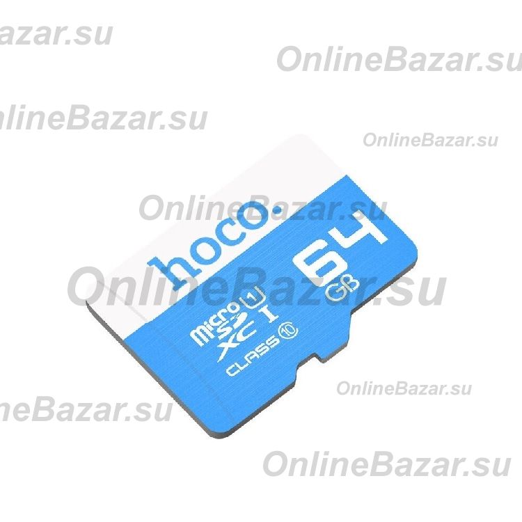 Карта памяти MicroSD 64 Gb CL10 Hoco TF ― Nsk.OnlineBazar.su
