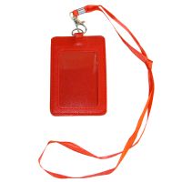 Картхолдер футляр для карт на ленточке <красный> ― Nsk.OnlineBazar.su