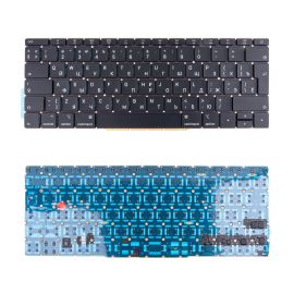 Клавиатура для ноутбука Apple MacBook Pro 13 2017 (A1708) (Г-образный Enter RU) <черный>