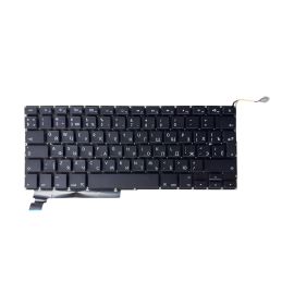 Клавиатура для ноутбука Apple MacBook Pro 15 (A1286) (Г-образный Enter RU) <черный>