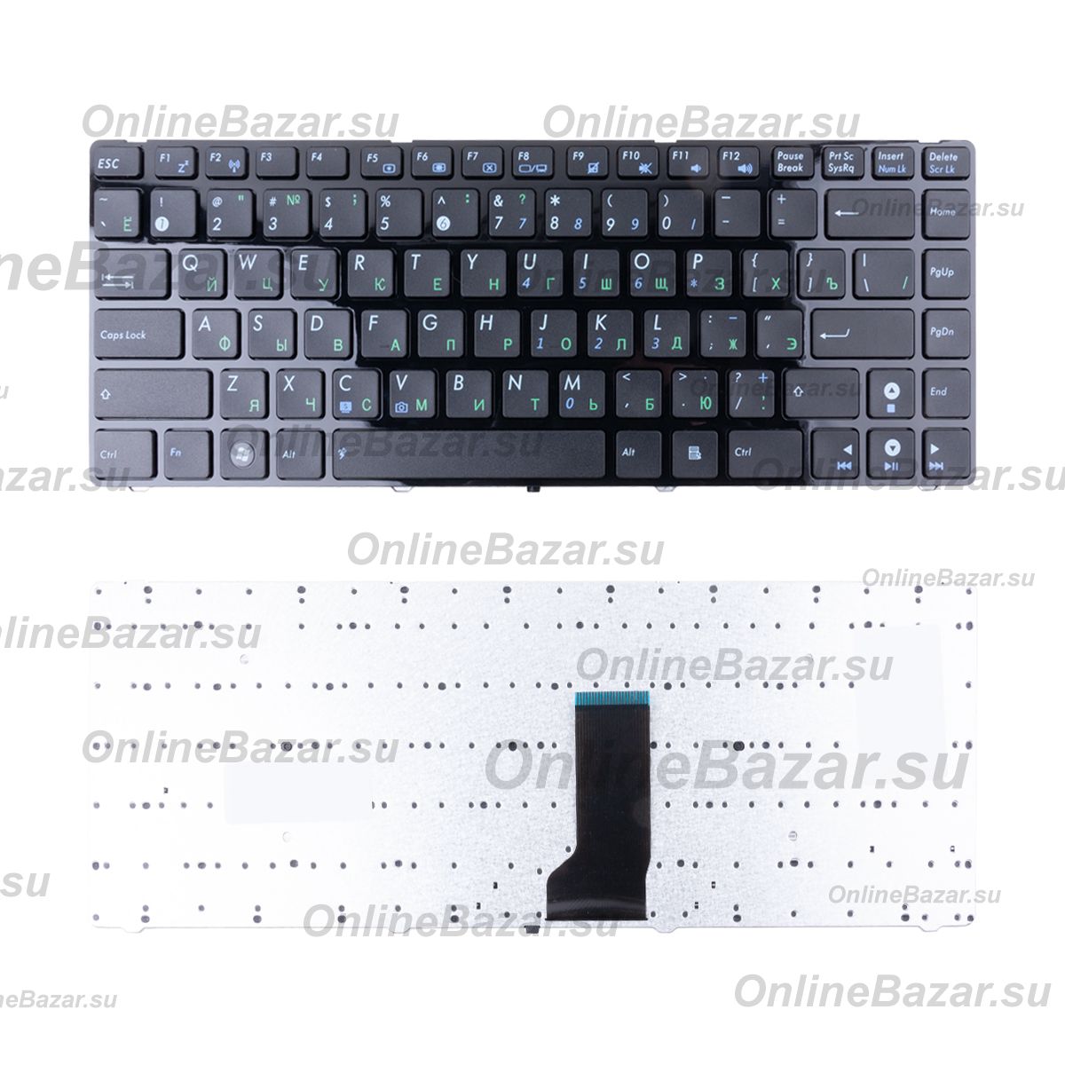 Клавиатура для ноутбука Asus N43SN <черный> ― Nsk.OnlineBazar.su