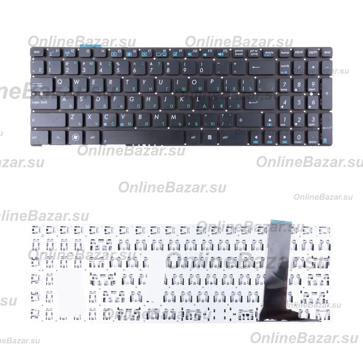 Клавиатура для ноутбука Asus N56D <черный> ― Nsk.OnlineBazar.su