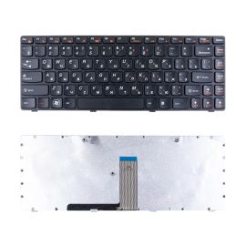 Клавиатура для ноутбука Lenovo IdeaPad B470 (с рамкой) <черный>