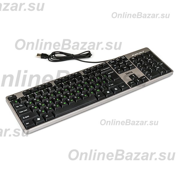 Клавиатура проводная Dialog Standart KS-030U (USB) <серый> ― Nsk.OnlineBazar.su