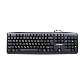 Клавиатура проводная Nakatomi Navigator KN-02U (USB) <черный>