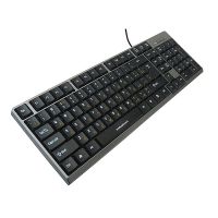 Клавиатура проводная Nakatomi Navigator KN-03U (USB) <серый> ― Nsk.OnlineBazar.su