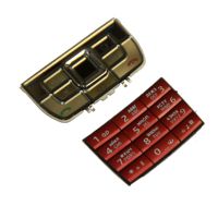 Клавиатура для Nokia E66 комплект <красный> ― Nsk.OnlineBazar.su
